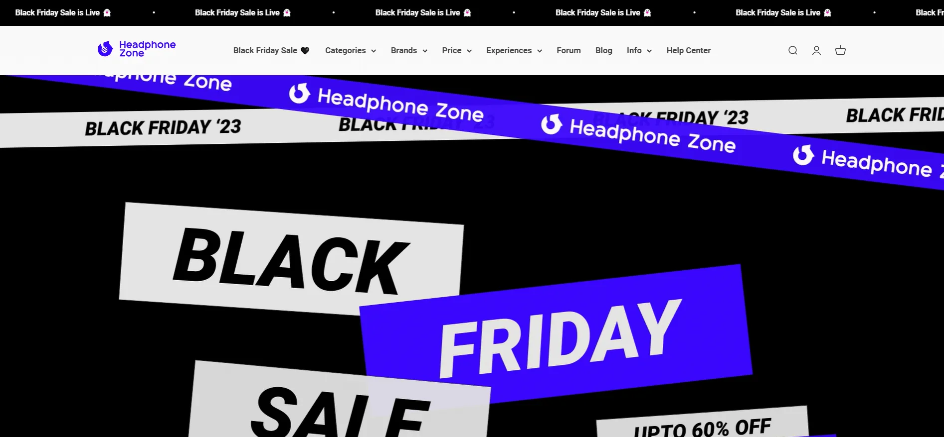Headphone Zone’s website
