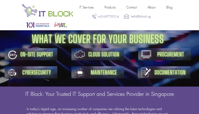 IT Block website