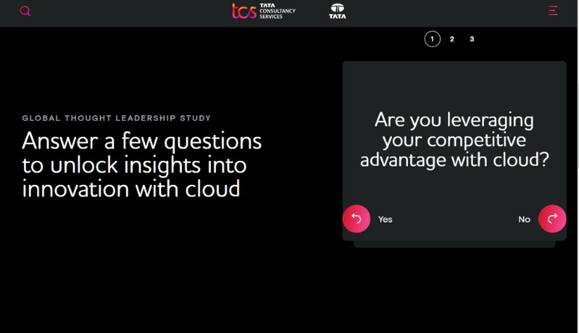 Tata Consultancy’s website