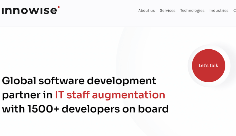 Innowise Group’s website