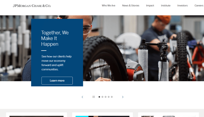 JPMorgan Chase and Co. website