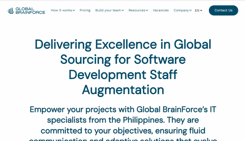 Global BrainForce website