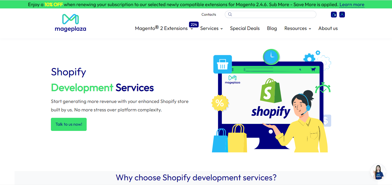 Outsource Shopify Development by Mageplaza