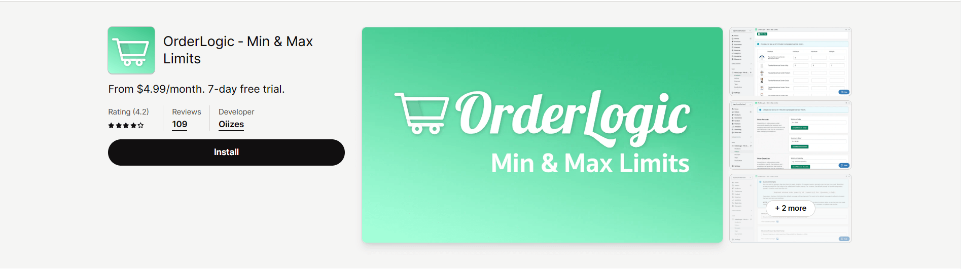 OrderLogic app