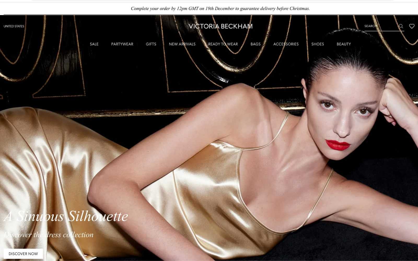 Victoria Beckham’s website