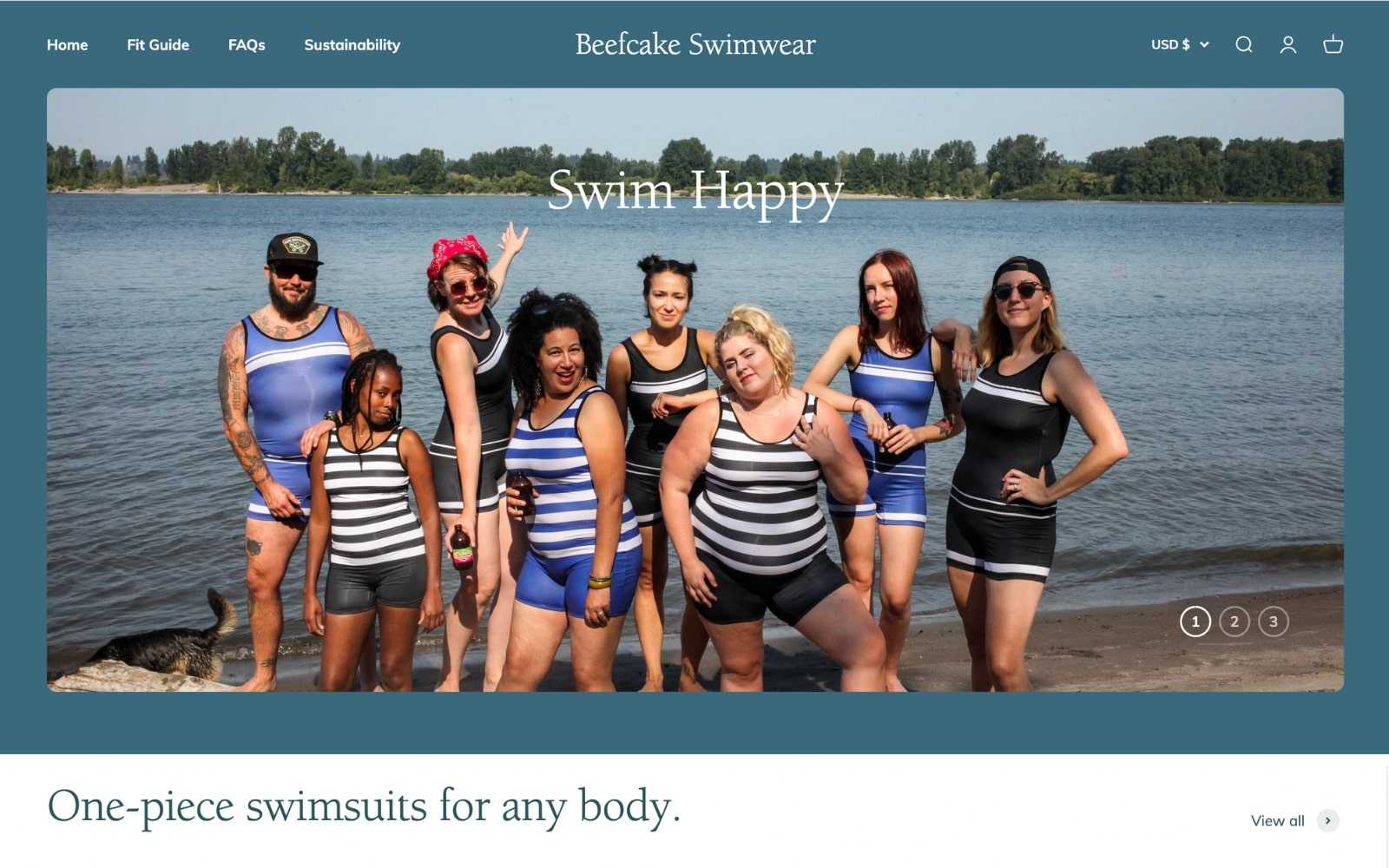 Beefcake Swimwear’s website