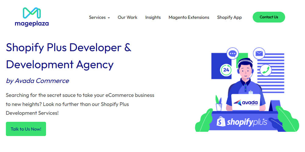 Mageplaza offers Shopify Plus development services.