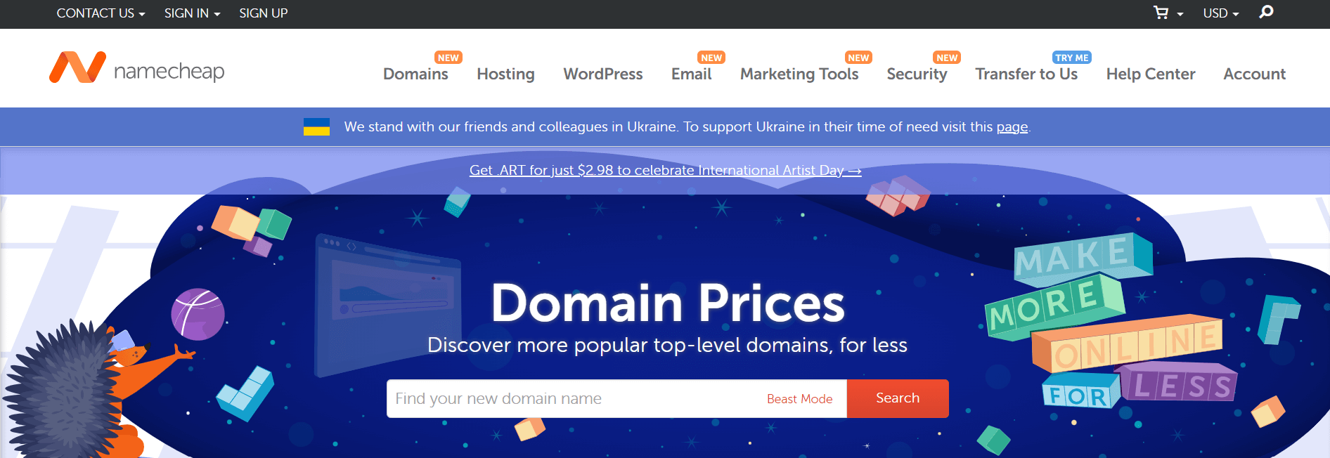 Find your Namecheap domain at Namecheap’s domain registrar