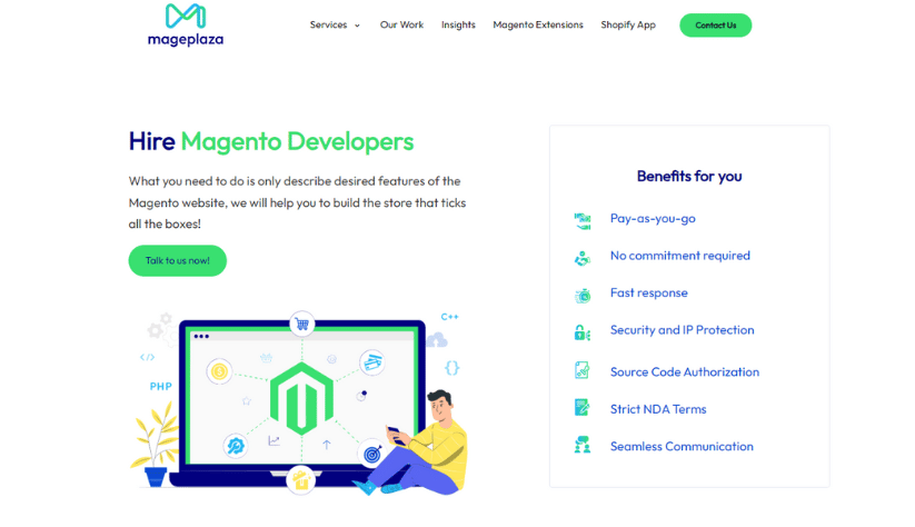 Mageplaza’s Magento developers hiring service