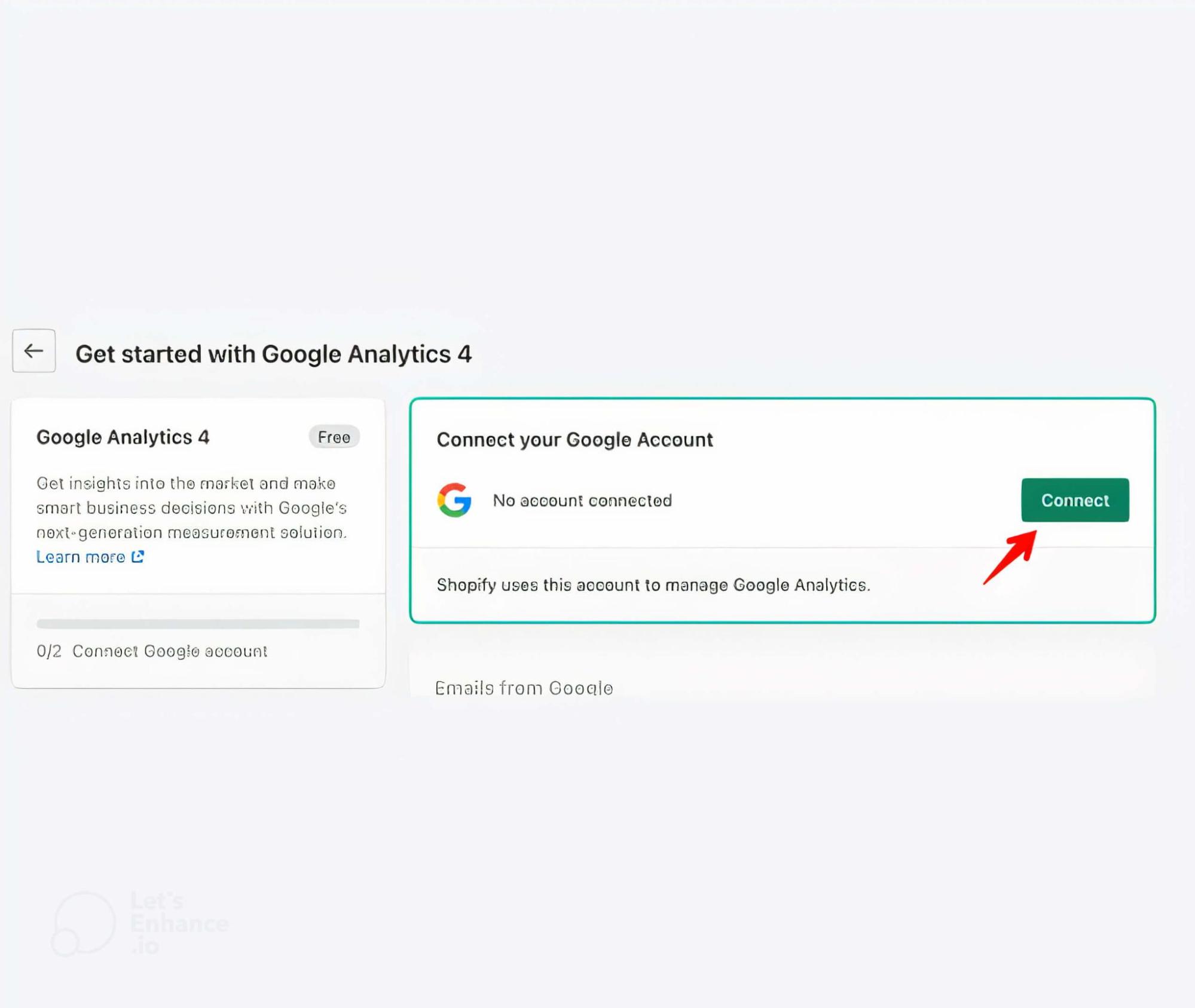 Connect Your Google Analytics Account to Shopify
