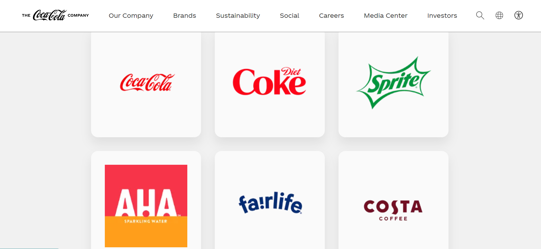 Coca-Cola consistent branding
