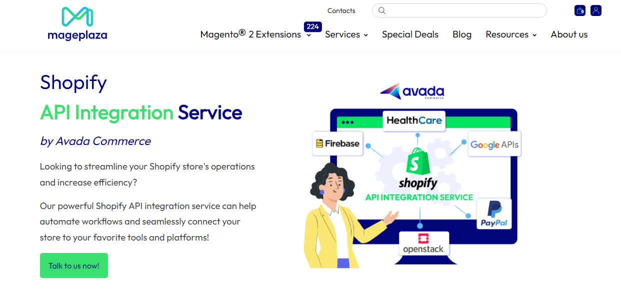 Shopify integration service by Mageplaza