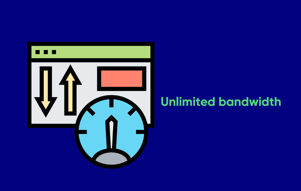 Unlimited bandwidth
