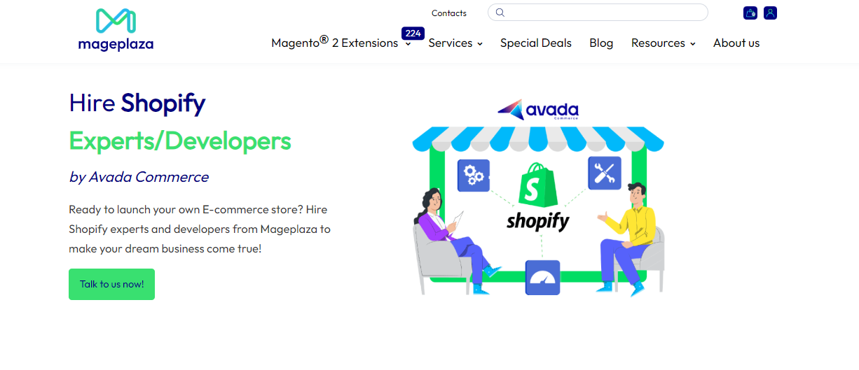 Hire Shopify developers at Mageplaza