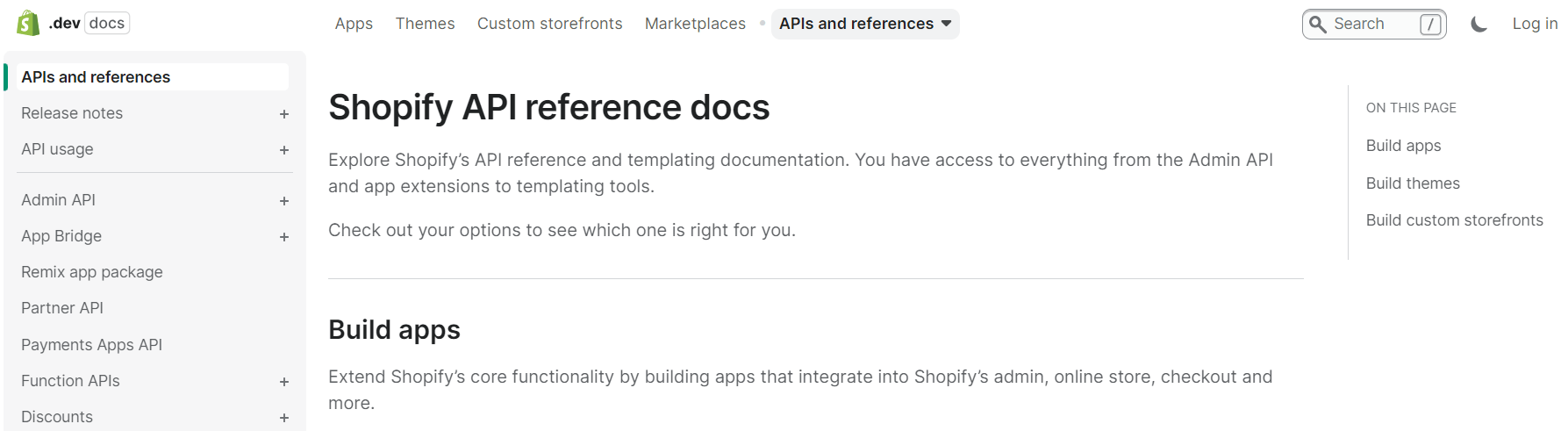 Check the official Shopify API documentation