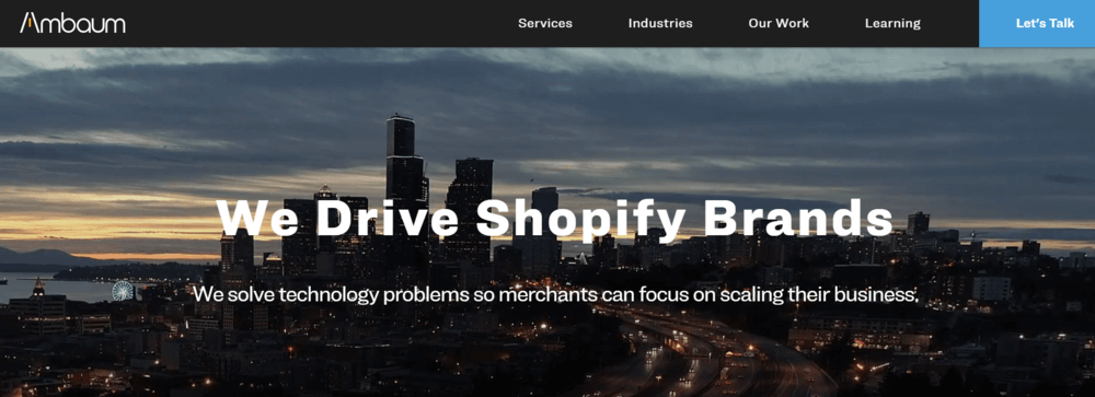 Top best Shopify Plus agency partners - Ambaum