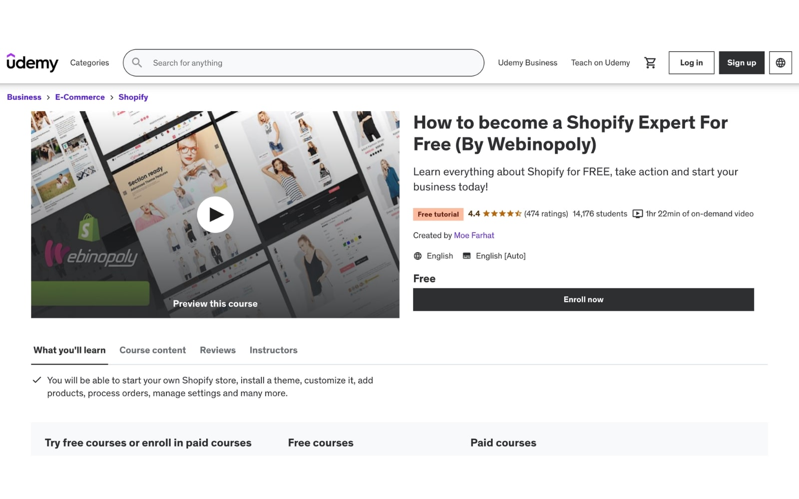 How to Become a Shopify Expert For Free (By Webinopoly)