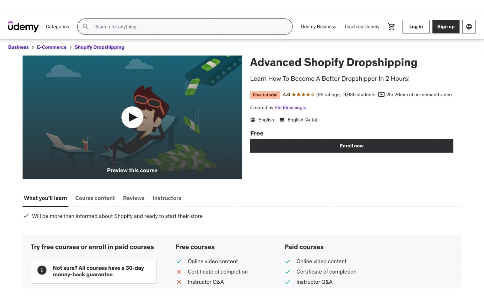 Advanced Shopify Dropshipping