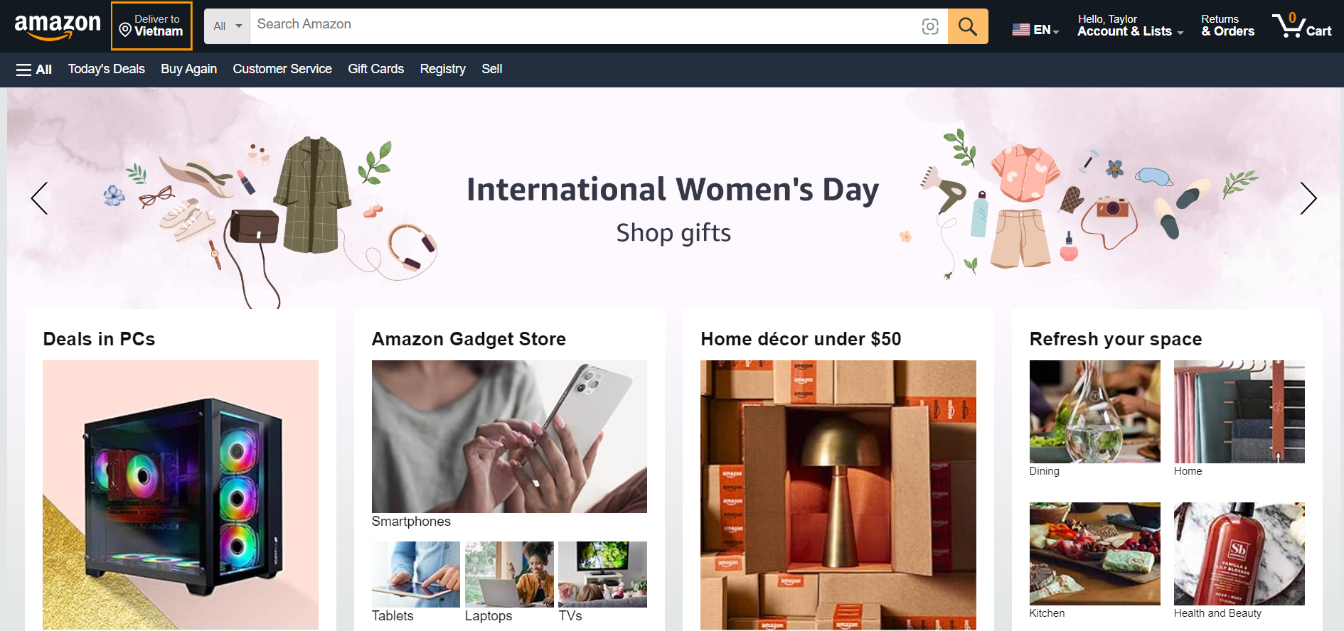 Diverse buying and selling platform on Amazon