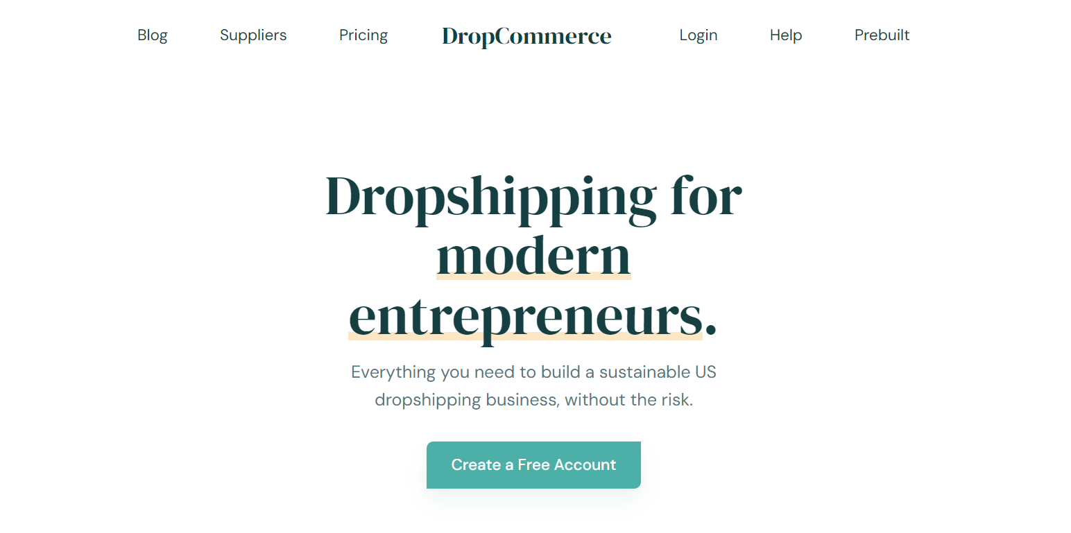 DropCommerce platform
