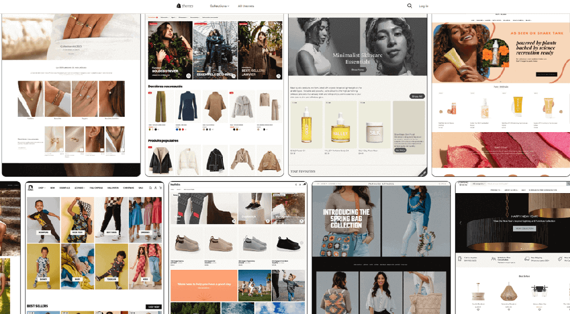 Shopify’s theme is easily customized with clean and stylish sections