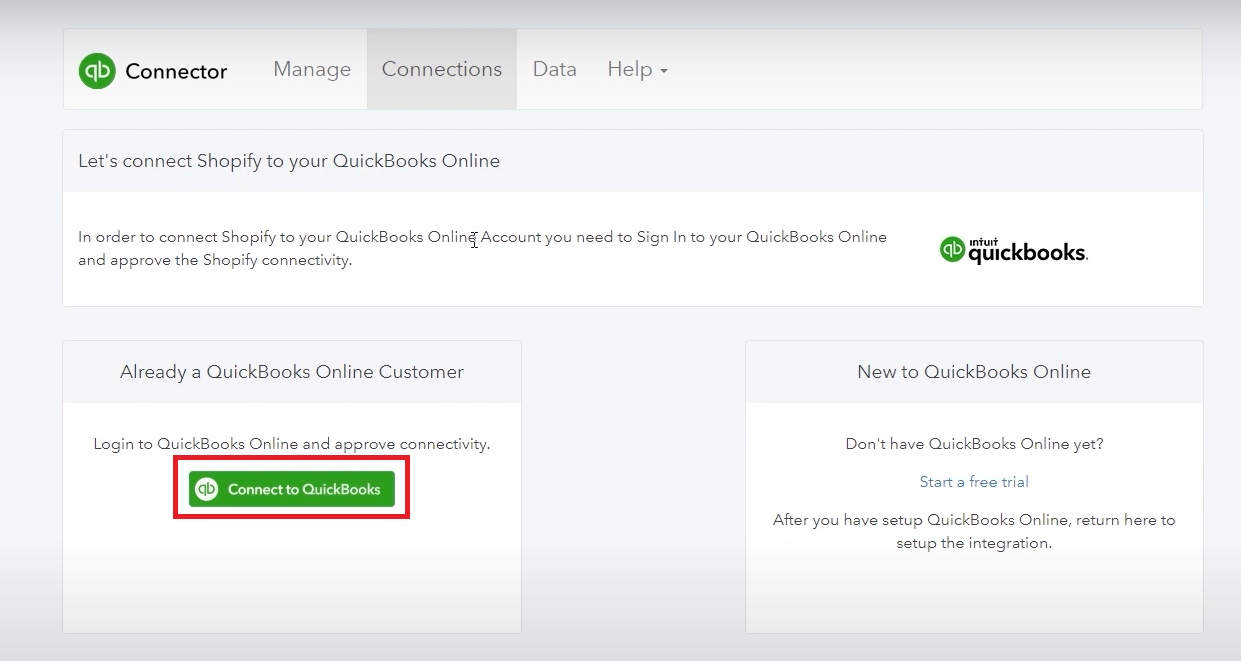 How to integrate Shopify with Quickbooks