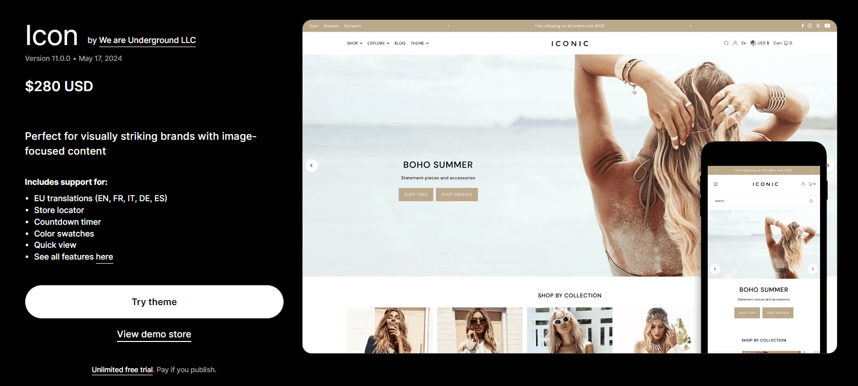 shopify blog themes