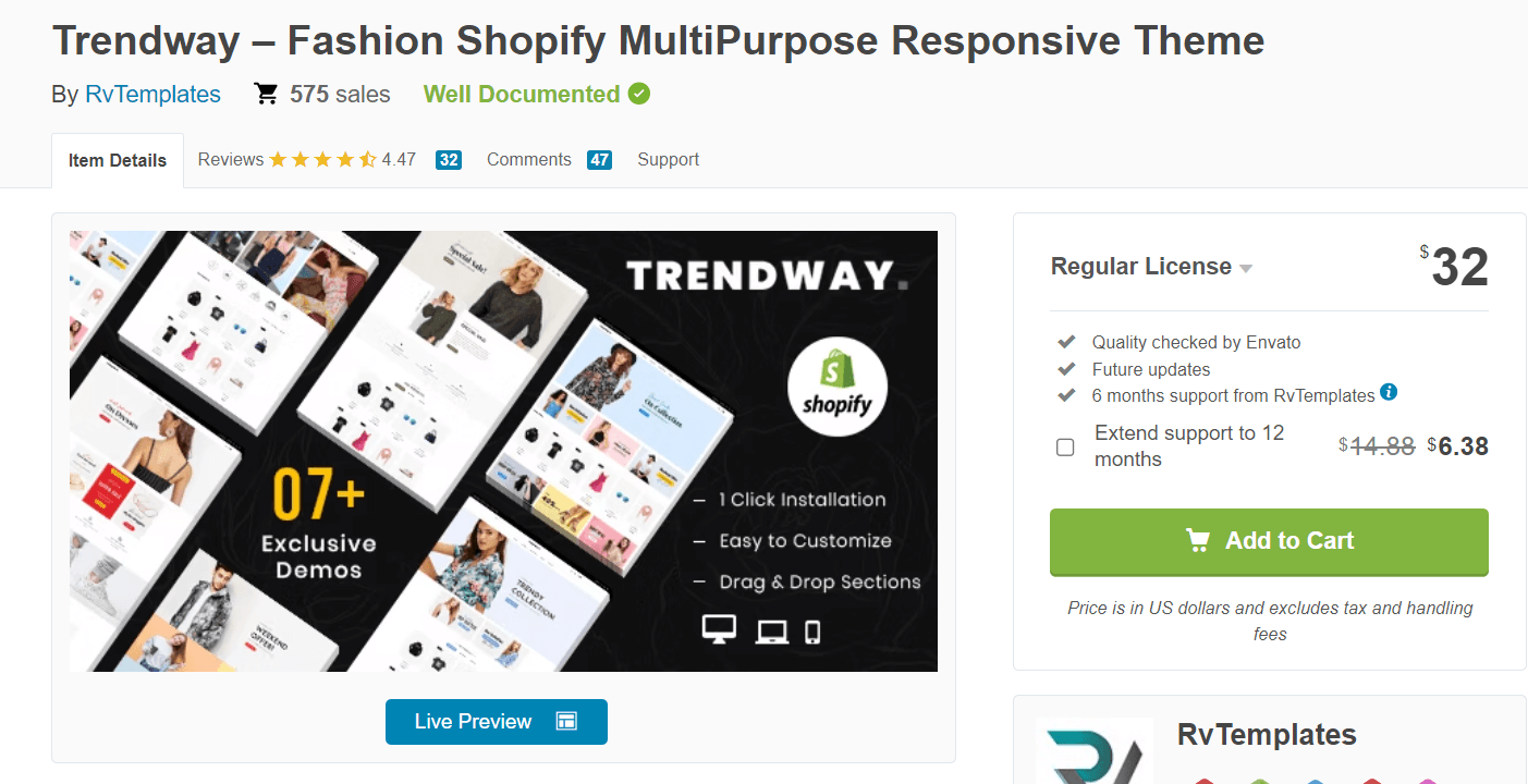 shopify blog themes