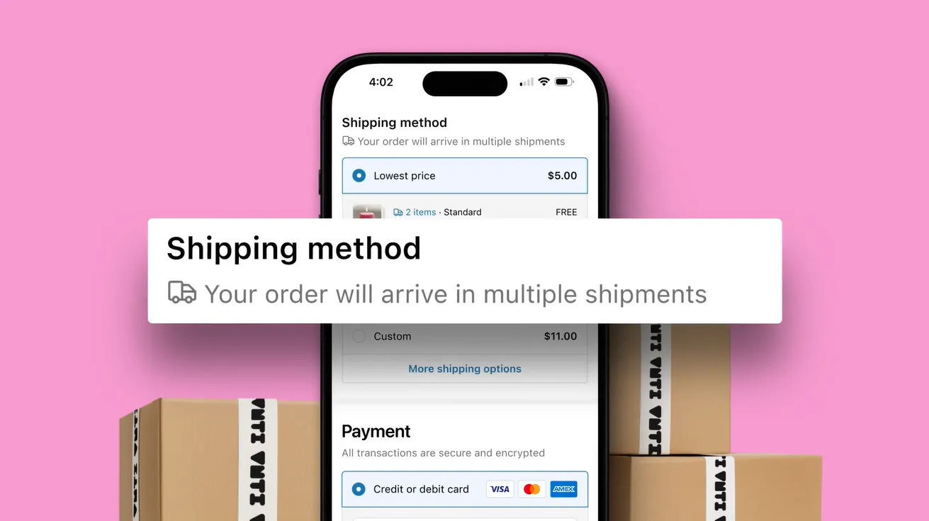 Split shipping in Shopify Editions Summer