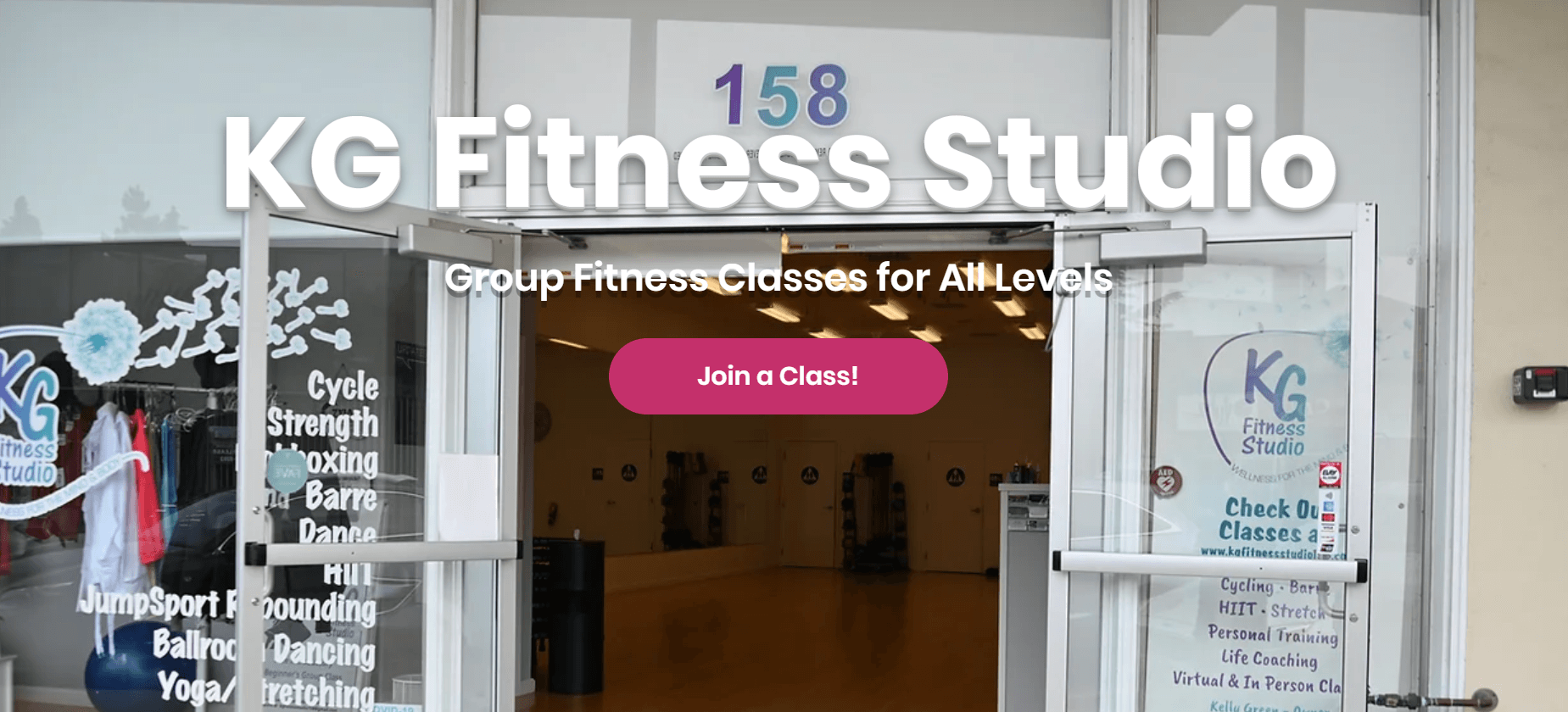 fitness website design