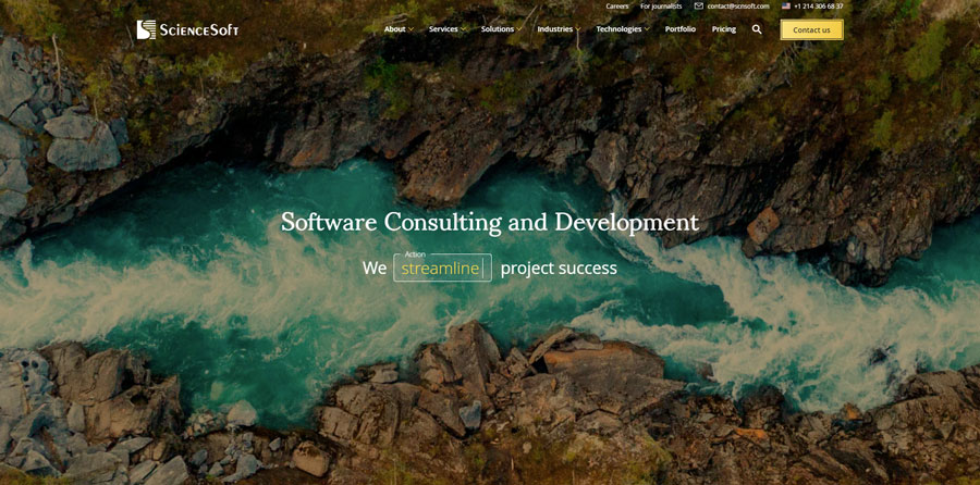 ScienceSoft is a versatile agency tackling web development