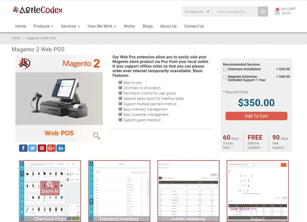 Magento POS system by AgileCodex