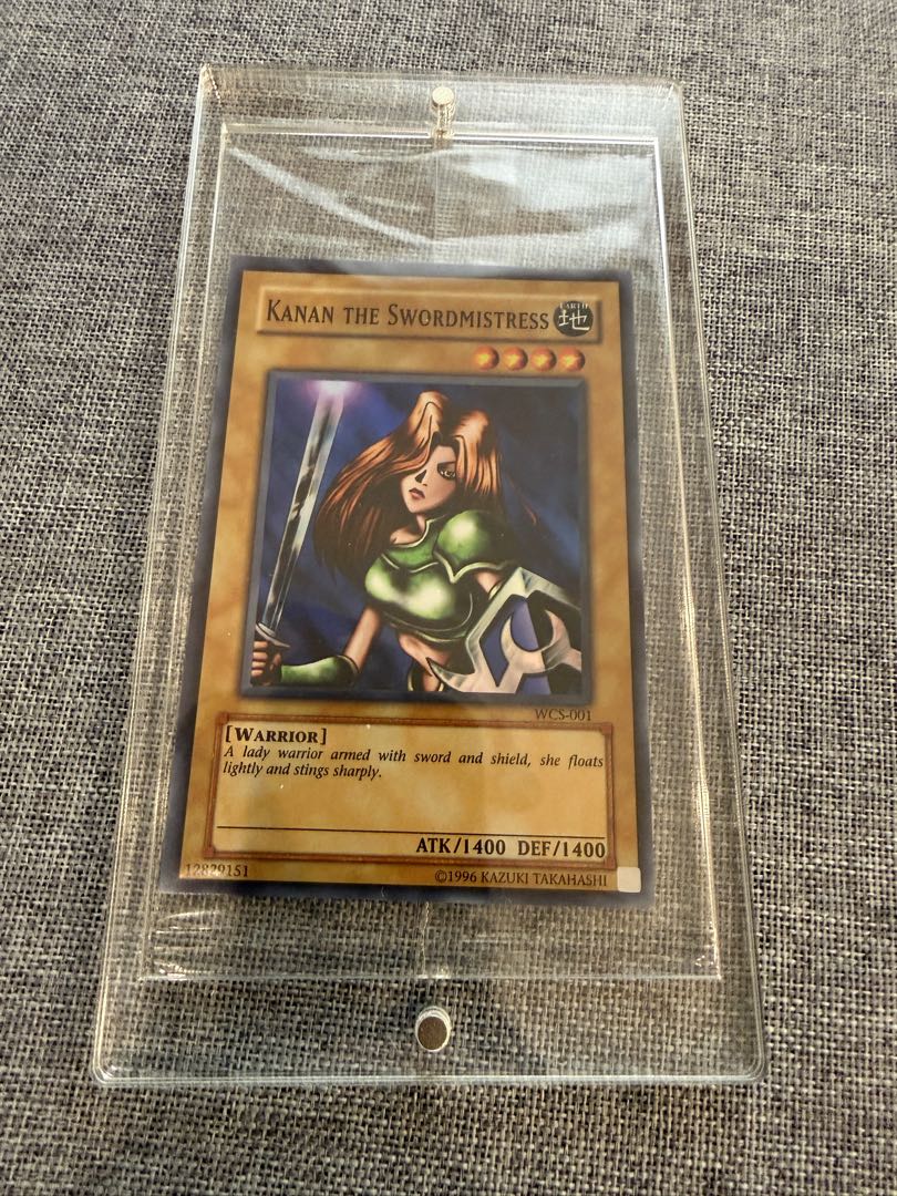 Kanan the Swordmistress WCS-001 Old Asian edition (English) unopened full set (with winning notification and envelope) 1パック
