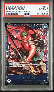 PSA10] Roronoa Zoro (Parallel) (Championship, CS) SR PROMO ST21-015 1枚