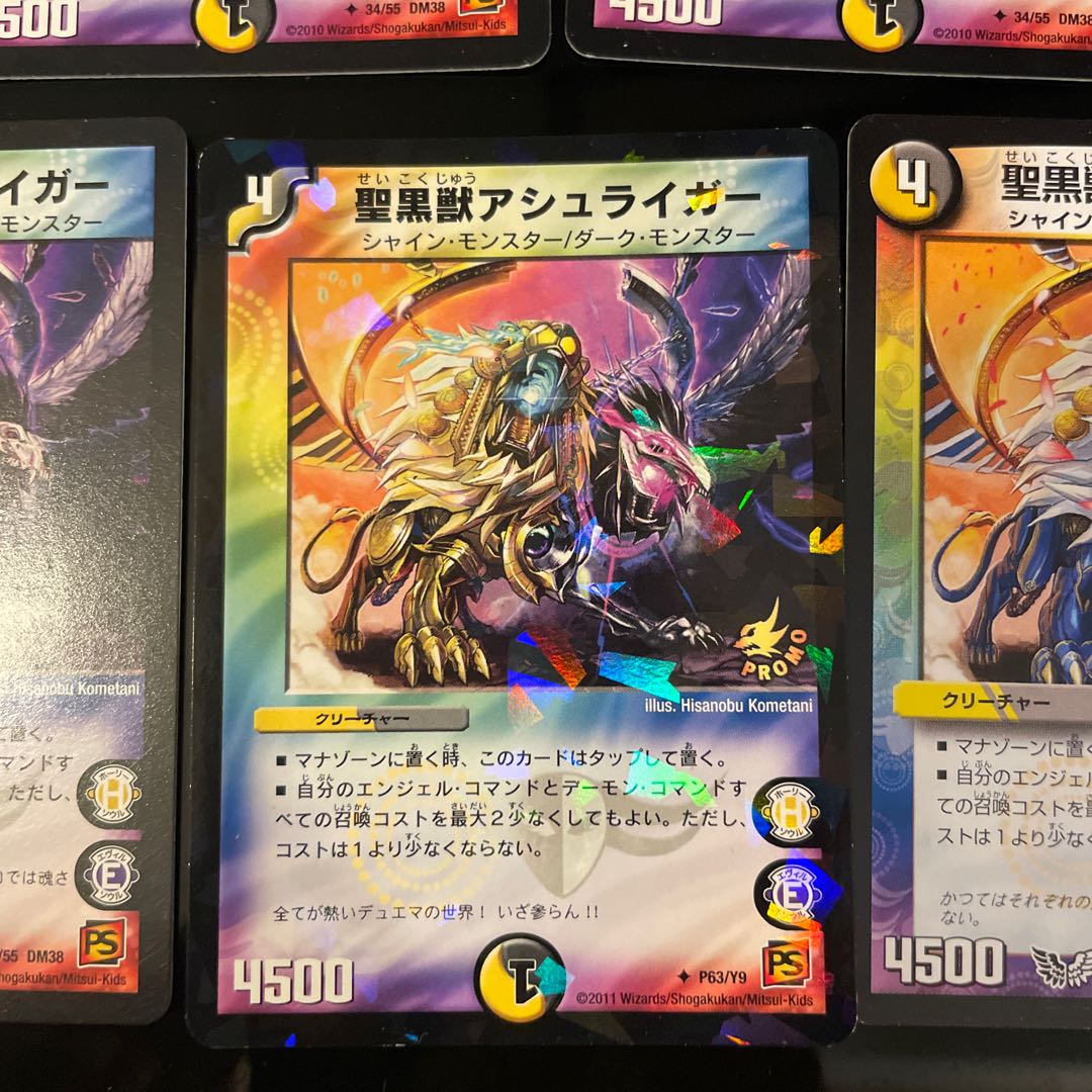 Holy Black Beast Aschliger Total of 7 cards of 3 types including promo 7枚