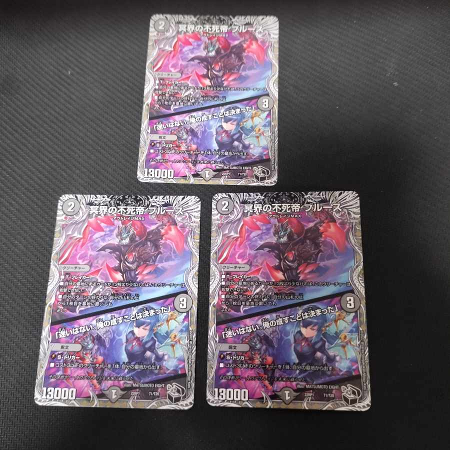 冥界の不死帝 ブルース｜「迷いはない。俺の成すことは決まった」(黒トレジャー) T1/T20