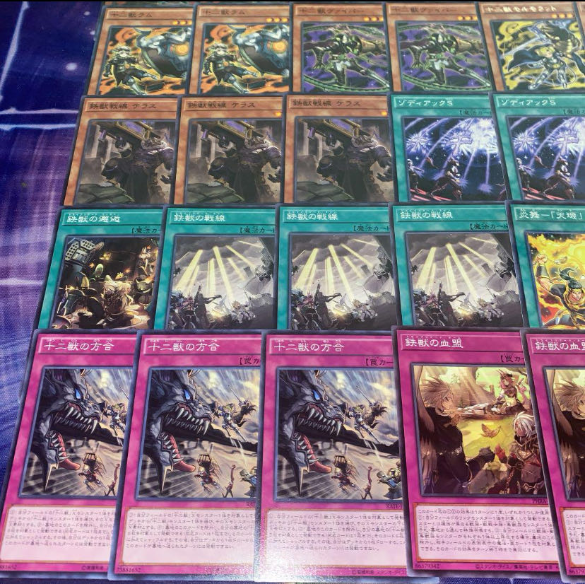 遊戯王　鉄獣戦線デッキ(スリーブ付き) 遊戯王 構築済みデッキ鉄獣十二戦線の通販 構築済みデッキ二重