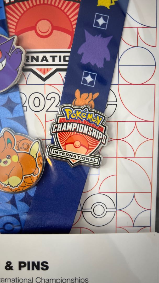 Pokemon 2024 EUIC Neck Strap Pin Badge