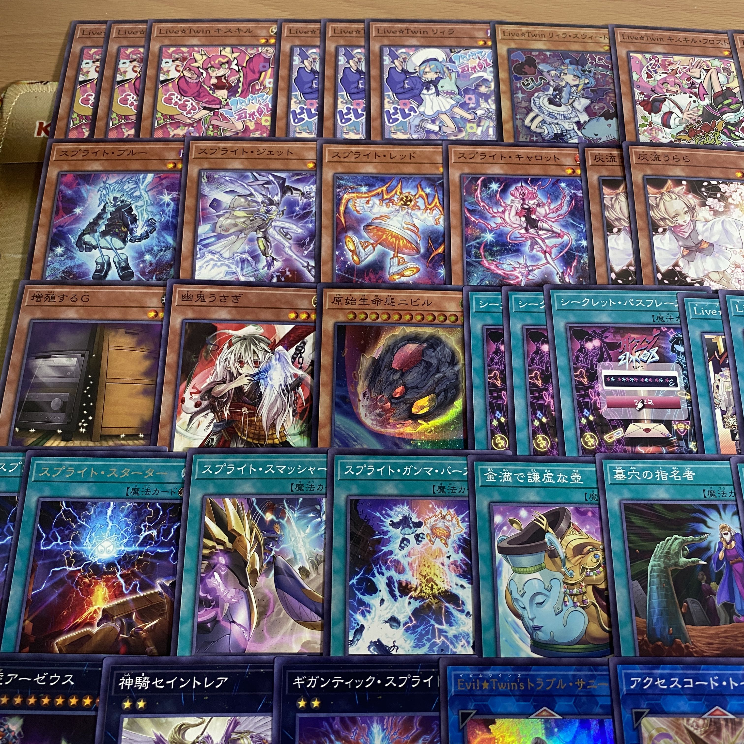 イビルツイン デッキ【以下検索 リィラスウィート 遊戯王 本格構築 まとめ売り 初期 2期 レリーフ ゲートボール デッキパーツ】 1枚