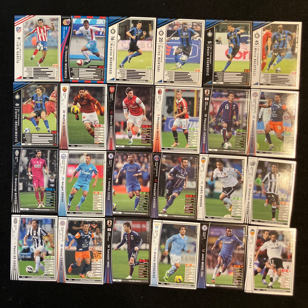 Condition B] WCCF Soccer Cards 96 cards A-6 1枚