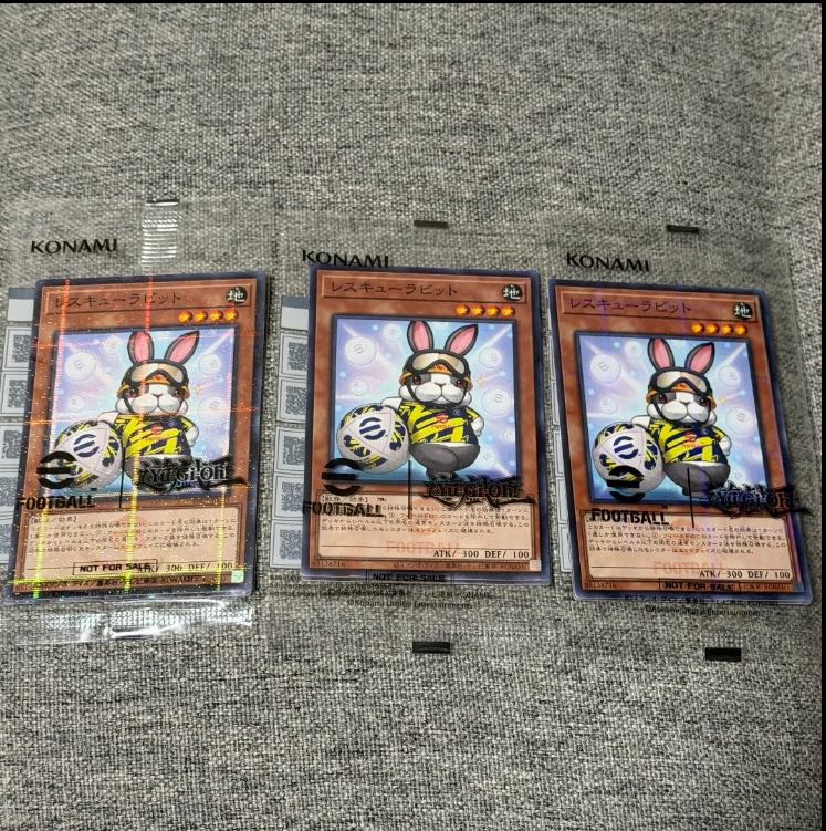 【新品未開封3セット】遊戯王 レスキューラビット ネイマール トークン 1枚