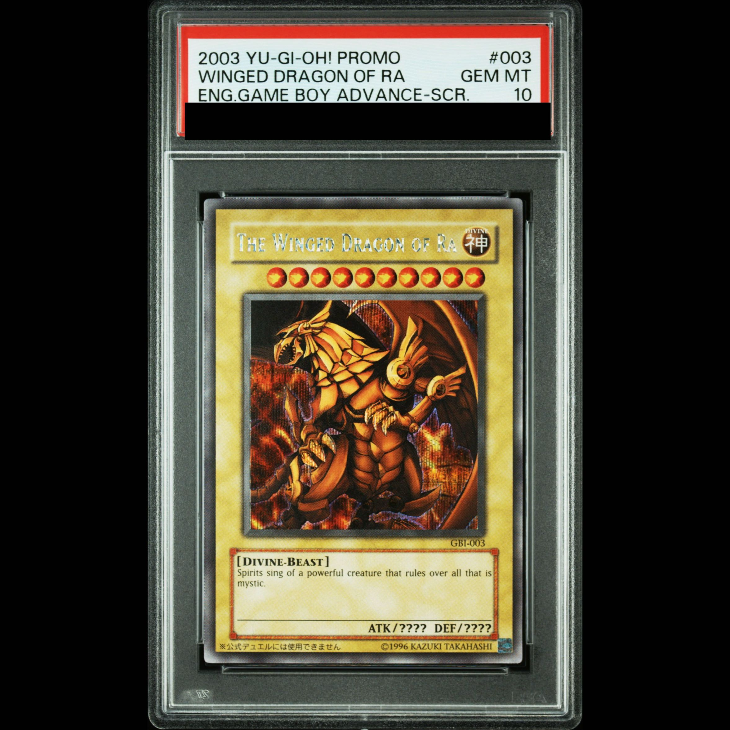【PSA10】ラーの翼神竜 シークレットレア 3 1枚