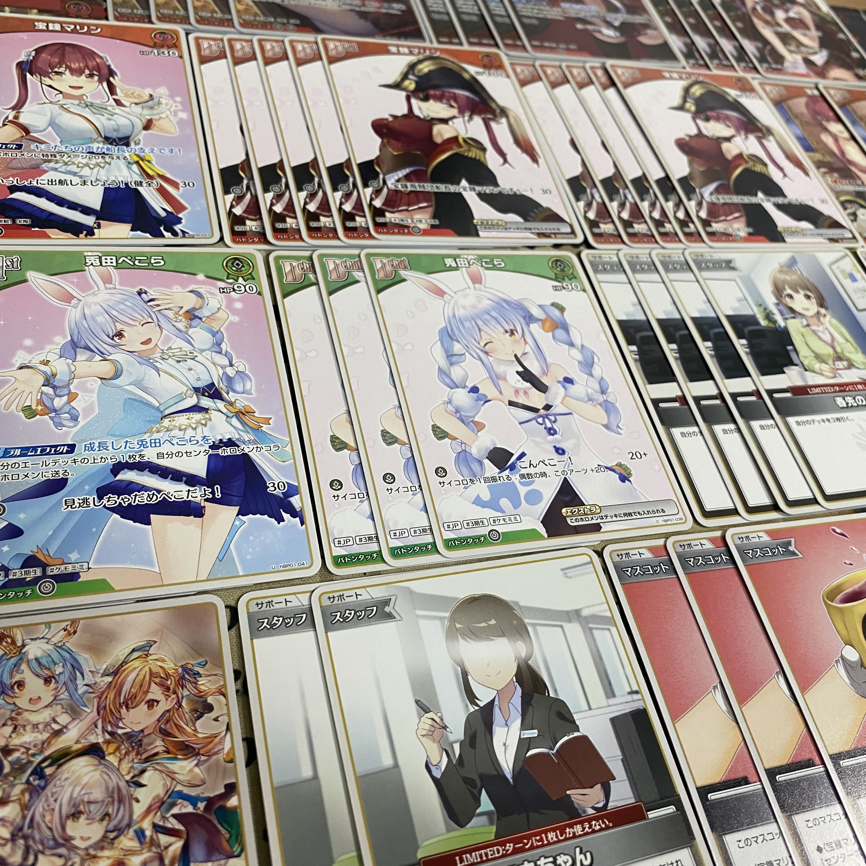 ホロカ ホロライブ 宝鐘マリン 本格構築済み デッキ マネちゃん ホロカ ホロライブ 宝鐘マリン 本格構築済み デッキ マネちゃん