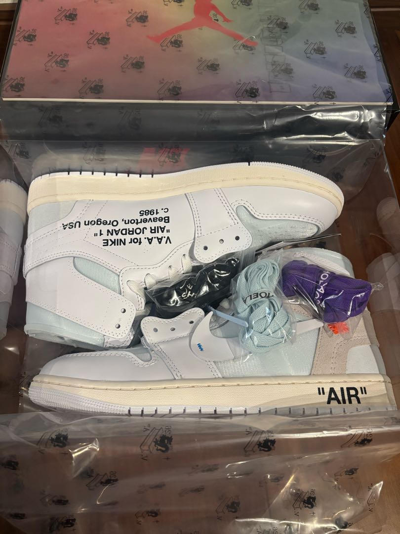 Virgil Abloh Archive (V.A.A.) × Nike Air Jordan 1 Retro High OG "Alaska 28.5cm