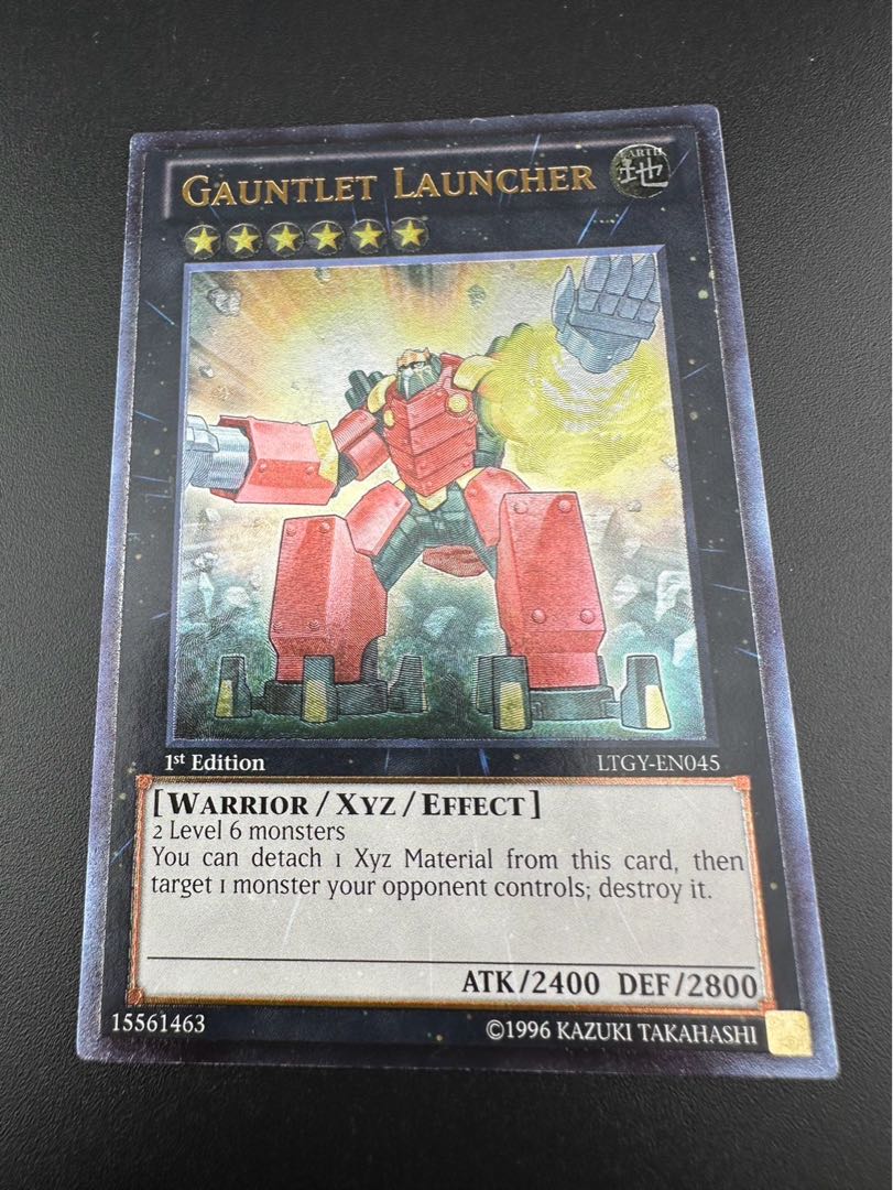 【中古】英語版 LTGY-EN045 Gauntlet Launcher ガントレット・シューター (レリーフレア) 1st Edition 1枚