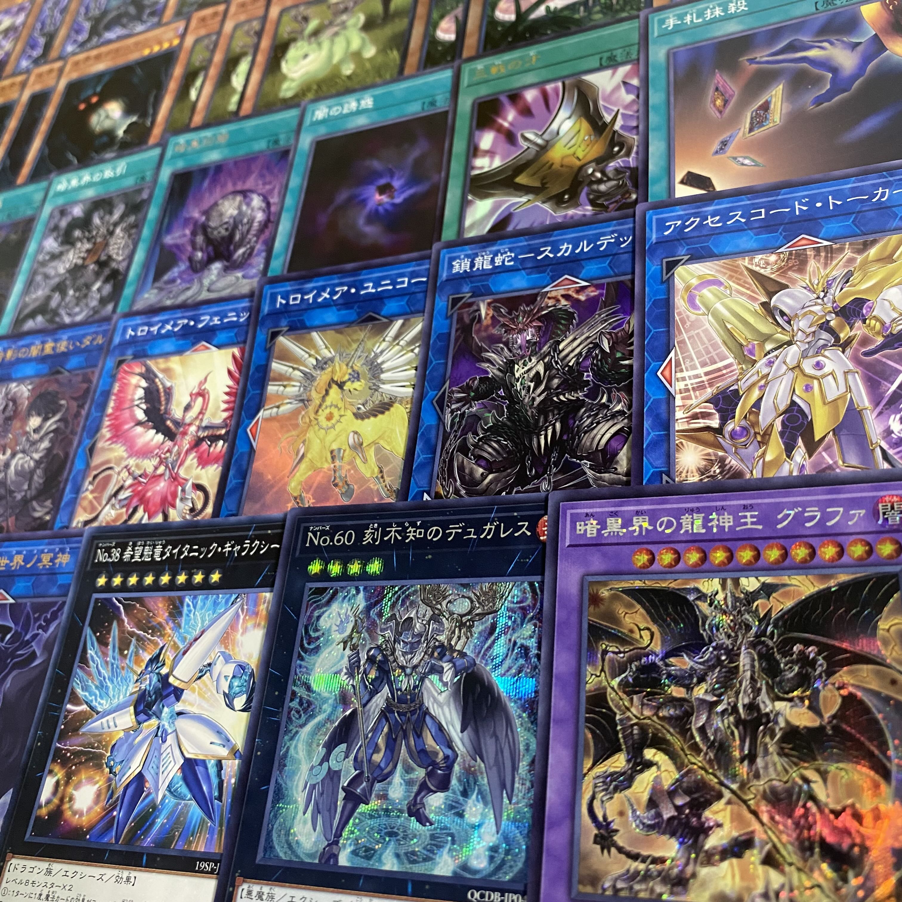 遊戯王　本格構築済みデッキ　暗黒界の龍神グラファ　未界域のビッグフット　三戦の才 遊戯王 本格構築済み 未界域 暗黒界 デッキ 暗黒界の龍神王