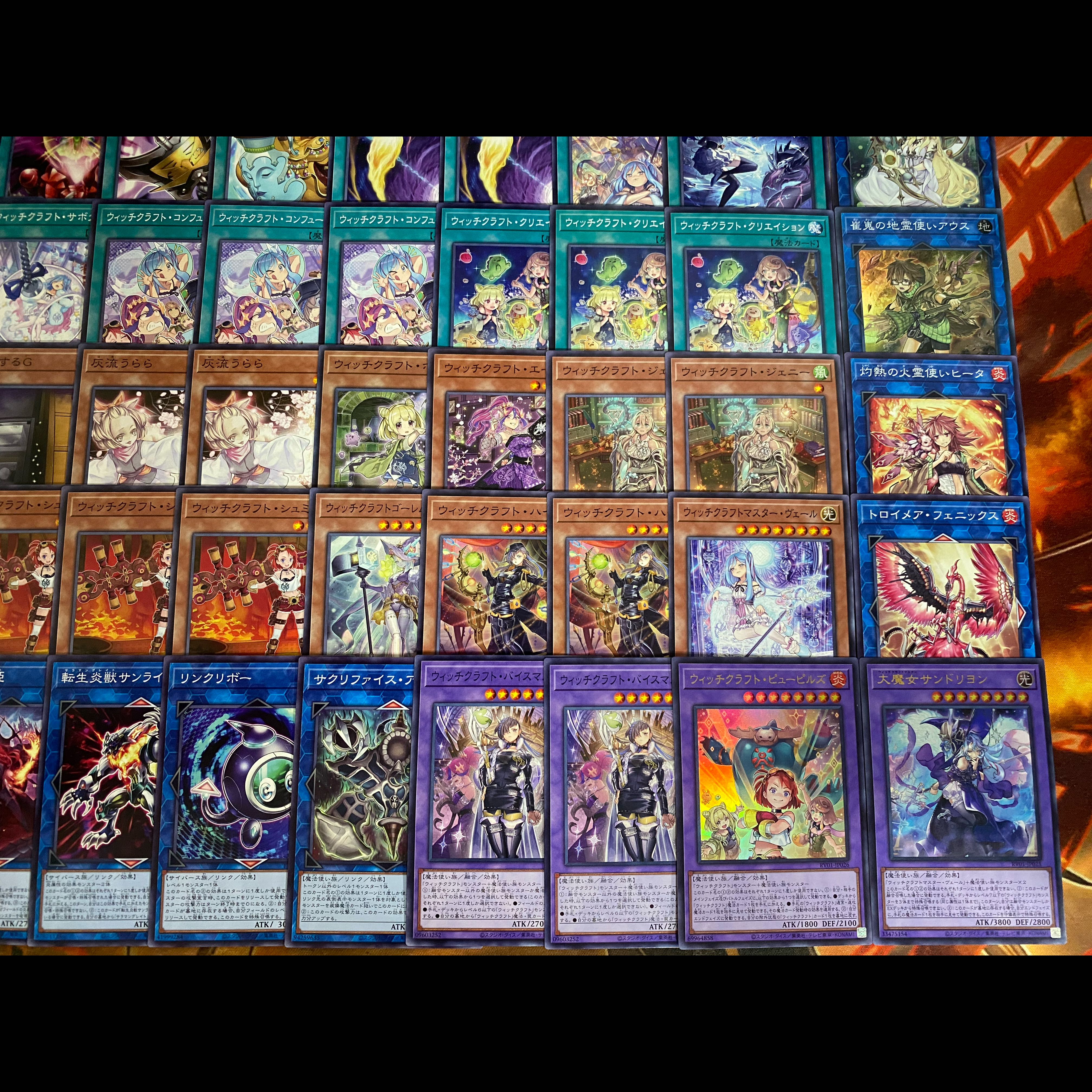 Yu-Gi-Oh! Witchcraft Deck: Authentic Build—Rosa's 40-Card Deck + 15 EX Cards, Includes Card Sleeves 1枚