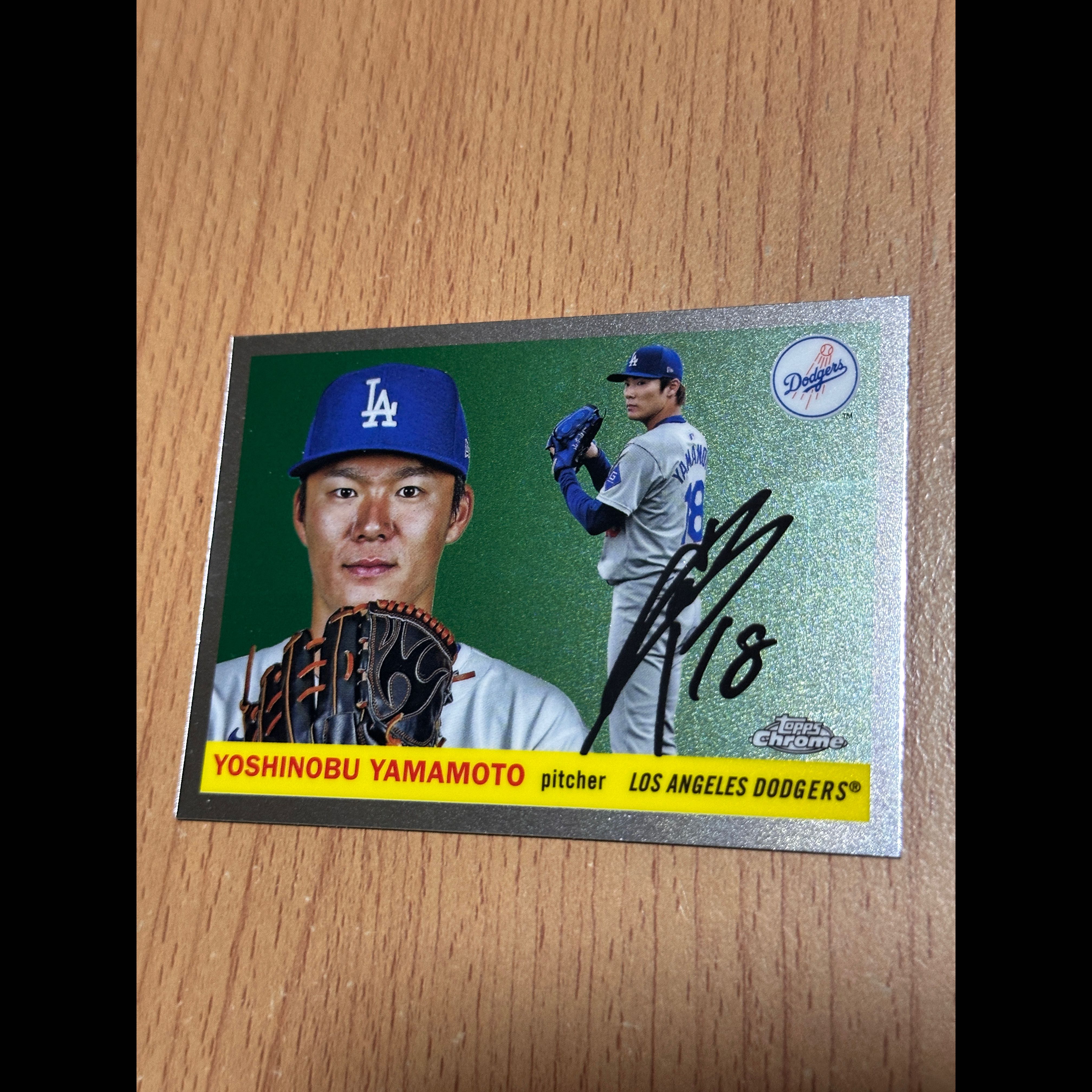 Topps Chrome Platinum 2025: Yoshinobu Hara, Dodgers 1枚