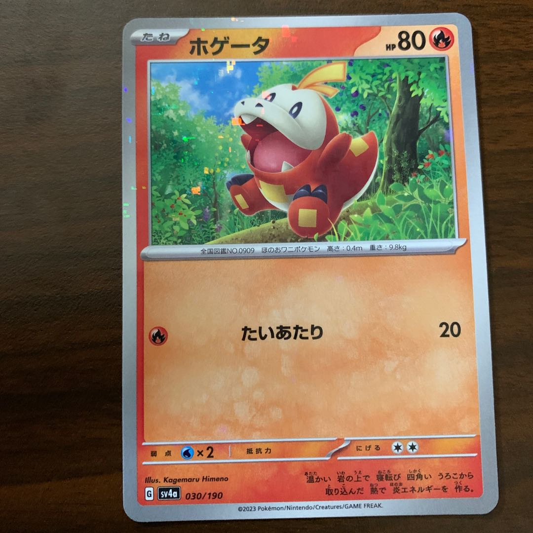 ホゲータ(キラ) 030/190 1枚