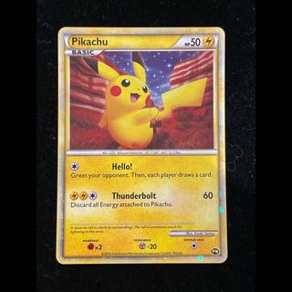 Pikachu 《PIKACHU WORLD/English/Kouki Saitou》 (Promo) [Umi International Edition] 1枚